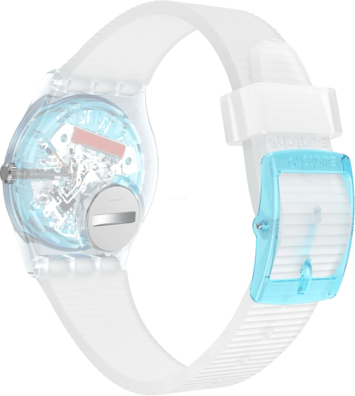 Swatch,Originals 34mm,34mm,Plastic,Blue,Open,GW215