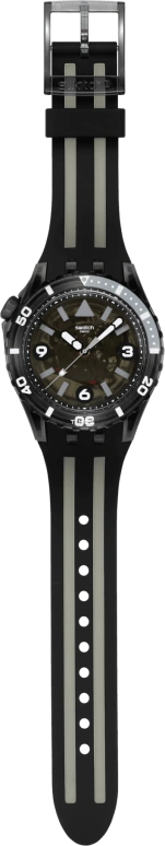 Swatch,SCUBAQUA 44x515mm,44x515mm,Bio-sourced,Bioceramic,Black,Quartz,Round,SSCU09B100