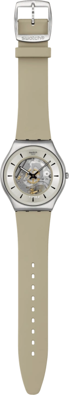 斯沃琪,Swatch Essentials 42毫米,42毫米,不锈钢,银色,石英,圆形,SS07S145