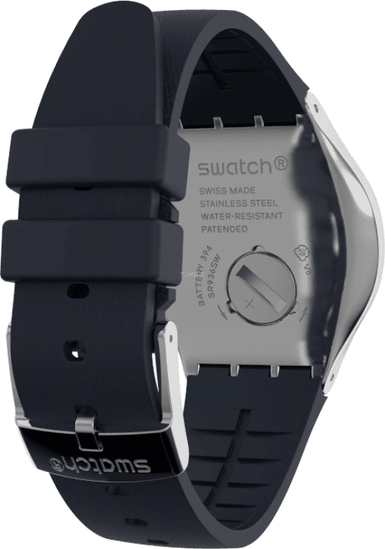 Swatch,IRONY 42.70mm,42.70mm,Stainless Steel,Black,YWS102