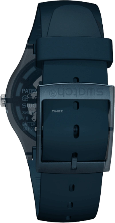 Swatch,CLASSIC 41mm,41mm,Plastic,Blue,SUON700