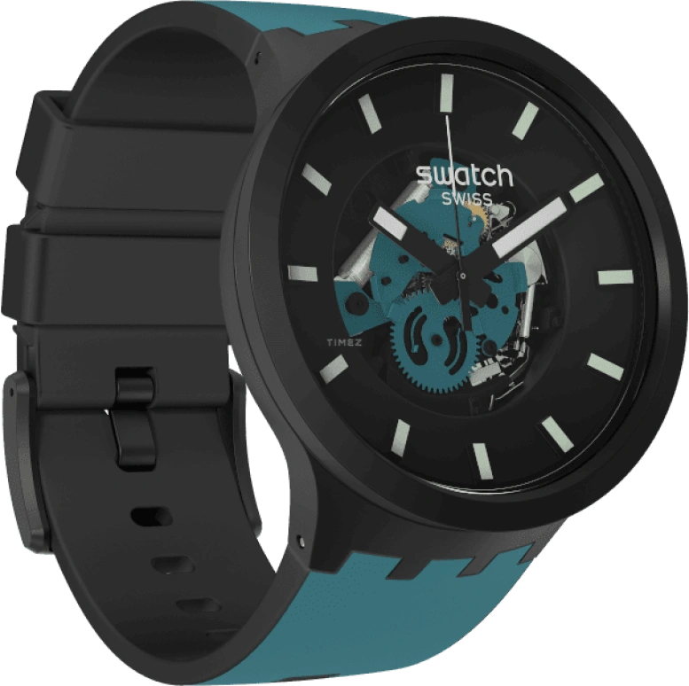 Swatch,THE BOLD 47mm,47mm,Black,SB03B107