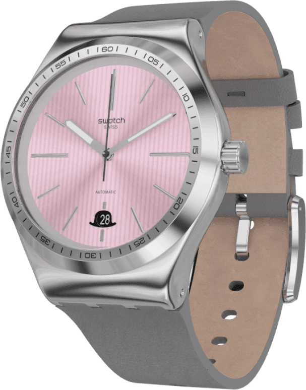 Swatch,IRONY 42mm,42mm,Pink,Open,YIZ404