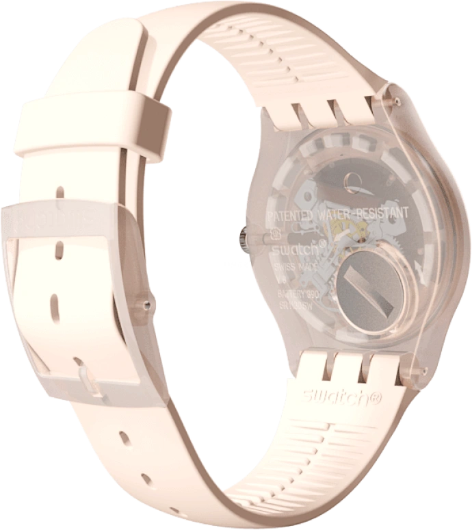 Swatch,Originals 41mm,41mm,Plastic,Pink,SUOT700