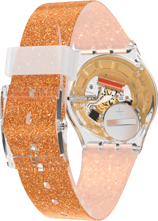 Swatch,Originals 34x39.20mm,34x39.20mm,Plastic,Orange,GE285