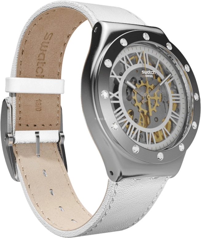 Swatch,IRONY 37.40mm,37.40mm,Stainless Steel,Silver,YAS109