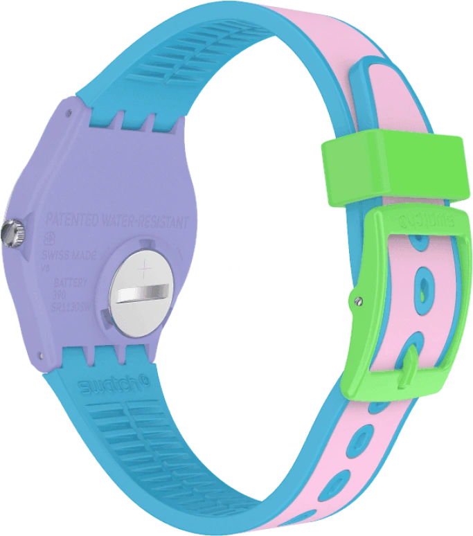 Swatch,Originals 34mm,34mm,Plastic,Yellow,Closed,GZ342