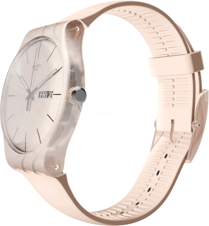 Swatch,Originals 41mm,41mm,Plastic,Pink,SUOT700