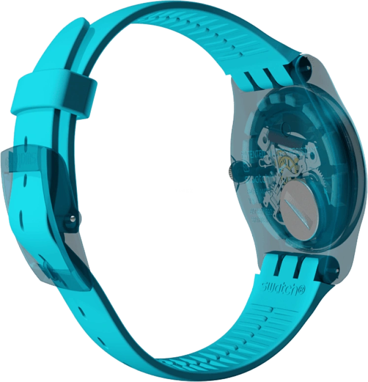 Swatch,Originals 41mm,41mm,Plastic,Blue,SUOL700