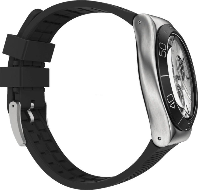 Swatch,IRONY 43mm,43mm,Stainless Steel,Black,Silver,YVS486