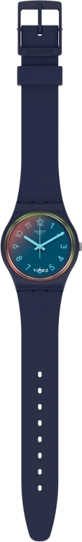 Swatch,Originals 34mm,34mm,Bio-sourced,Blue,Quartz,Sapphire,Crystal Glass,Round,SO28N110,SO28N110-S14