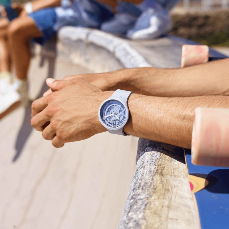 Swatch,THE BOLD 47mm,47mm,Ceramic,SB03M100