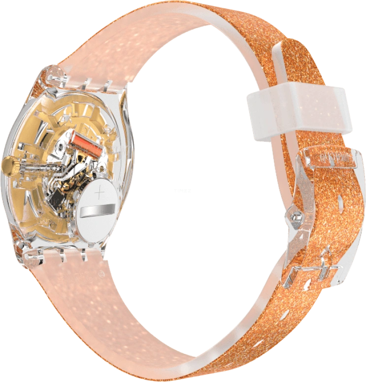 Swatch,Originals 34x39.20mm,34x39.20mm,Plastic,Orange,GE285