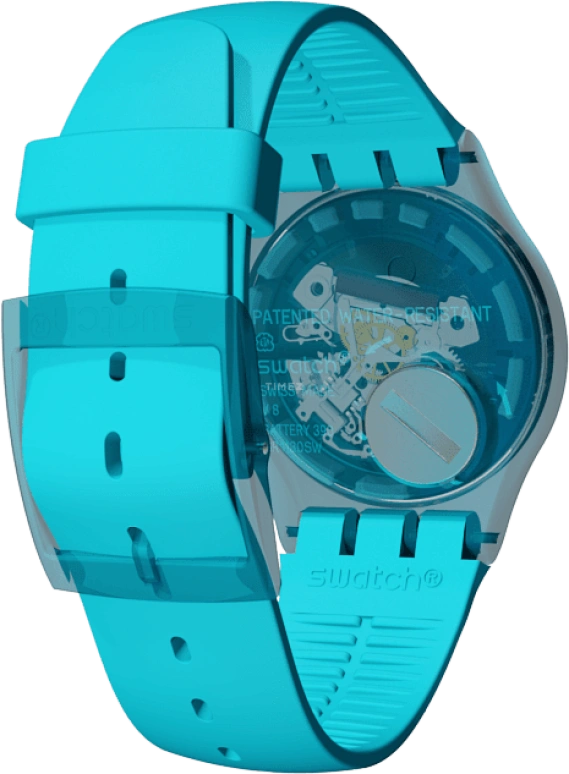Swatch,Originals 41mm,41mm,Plastic,Blue,SUOL700
