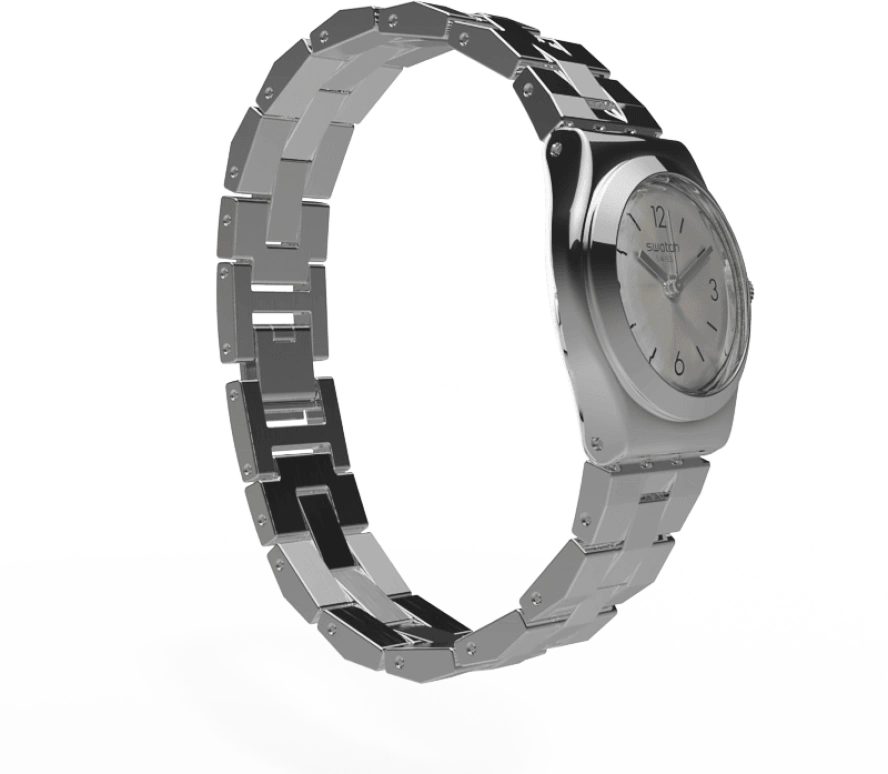 Swatch,IRONY 25mm,25mm,Stainless Steel,Silver,YSS300G