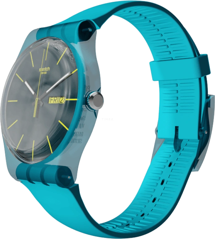 Swatch,Originals 41mm,41mm,Plastic,Blue,SUOL700