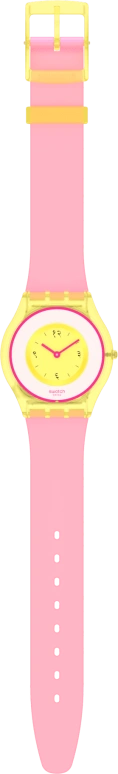 Swatch,Special Edition ,Bioceramic,Yellow,Transparent,SS08Z101