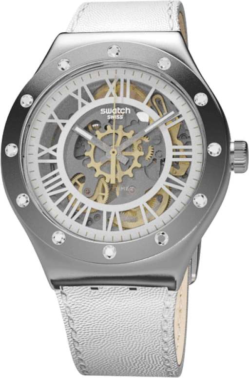 Swatch,IRONY 37.40mm,37.40mm,Stainless Steel,Silver,YAS109