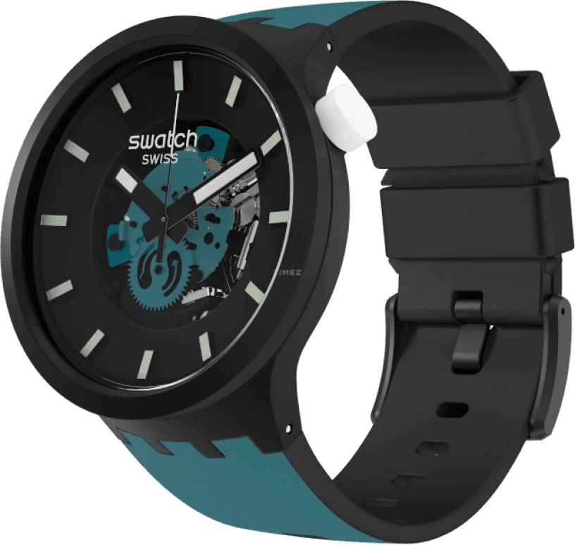 Swatch,THE BOLD 47mm,47mm,Black,SB03B107