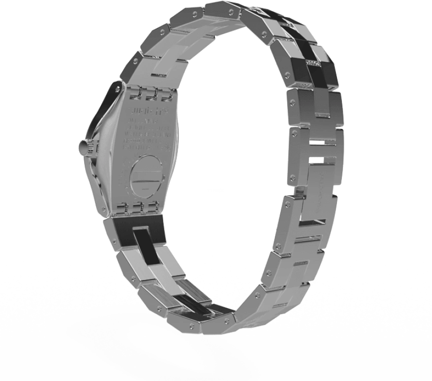 Swatch,IRONY 25mm,25mm,Stainless Steel,Silver,YSS300G
