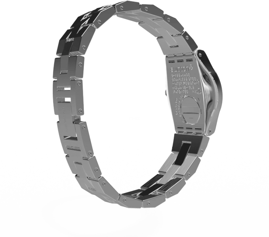 Swatch,IRONY 25mm,25mm,Stainless Steel,Silver,YSS300G