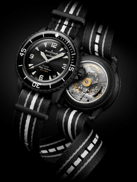 Swatch,BIOCERAMIC 42.30mm,42.30mm,Bioceramic,Black,Automatic,Day,Sapphire,Glass,SO35B400