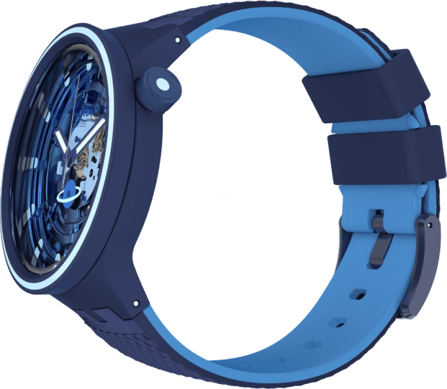 Swatch,Other 47mm,47mm,Sapphire,Crystal Glass,SB01N101