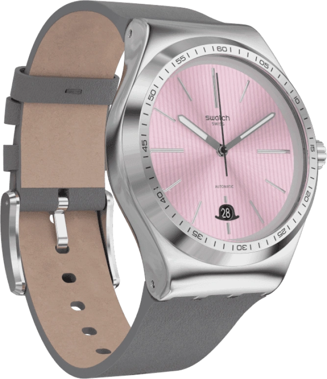Swatch,IRONY 42mm,42mm,Pink,Open,YIZ404