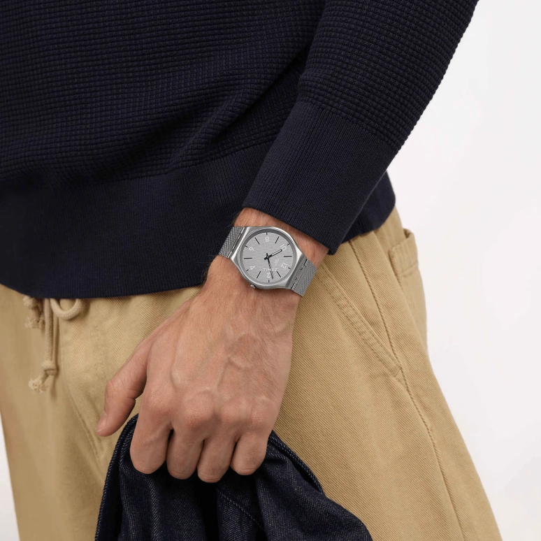 斯沃琪,SKIN 42毫米,42毫米,精钢,灰色,自动上弦,圆形,SS07S152M