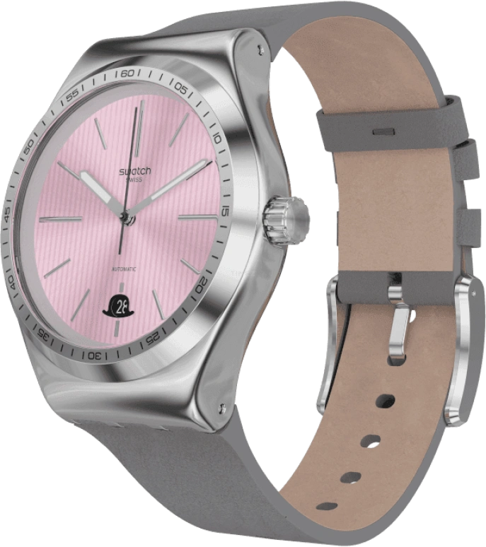 Swatch,IRONY 42mm,42mm,Pink,Open,YIZ404