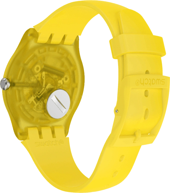 Swatch,Originals 41x47.40mm,41x47.40mm,Plastic,Yellow,SUOJ108