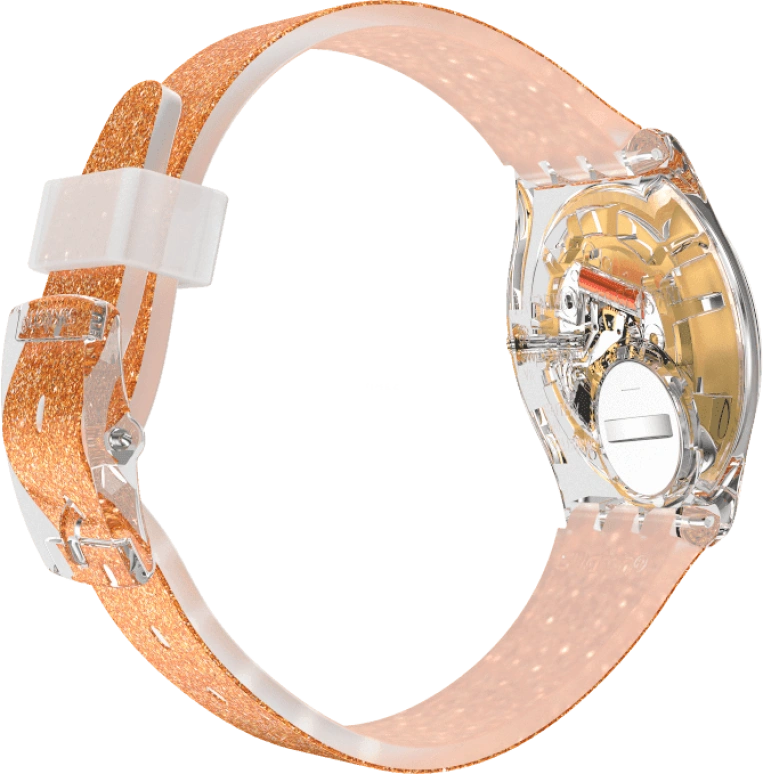 Swatch,Originals 34x39.20mm,34x39.20mm,Plastic,Orange,GE285