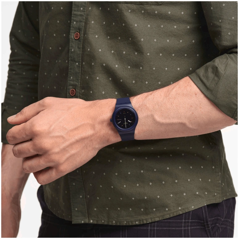 Swatch,Originals 42mm,42mm,Bioceramic,Blue,Quartz,Sapphire,Crystal Glass,Round,SO30N400