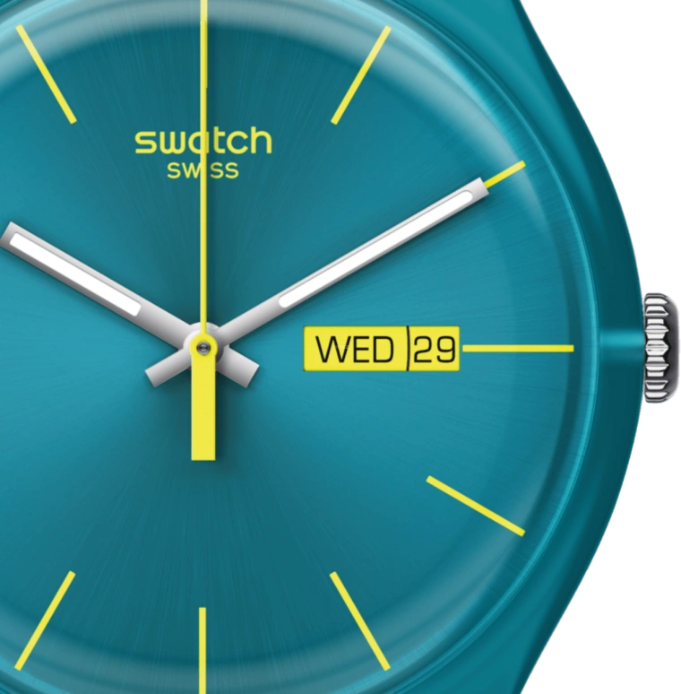 Swatch,Originals 41mm,41mm,Plastic,Blue,SUOL700