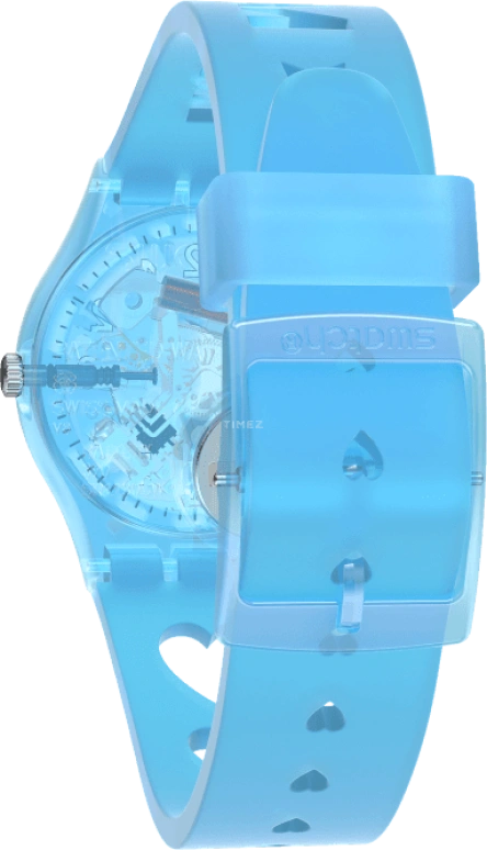 Swatch,Originals 34mm,34mm,Plastic,Blue,Open,GZ353