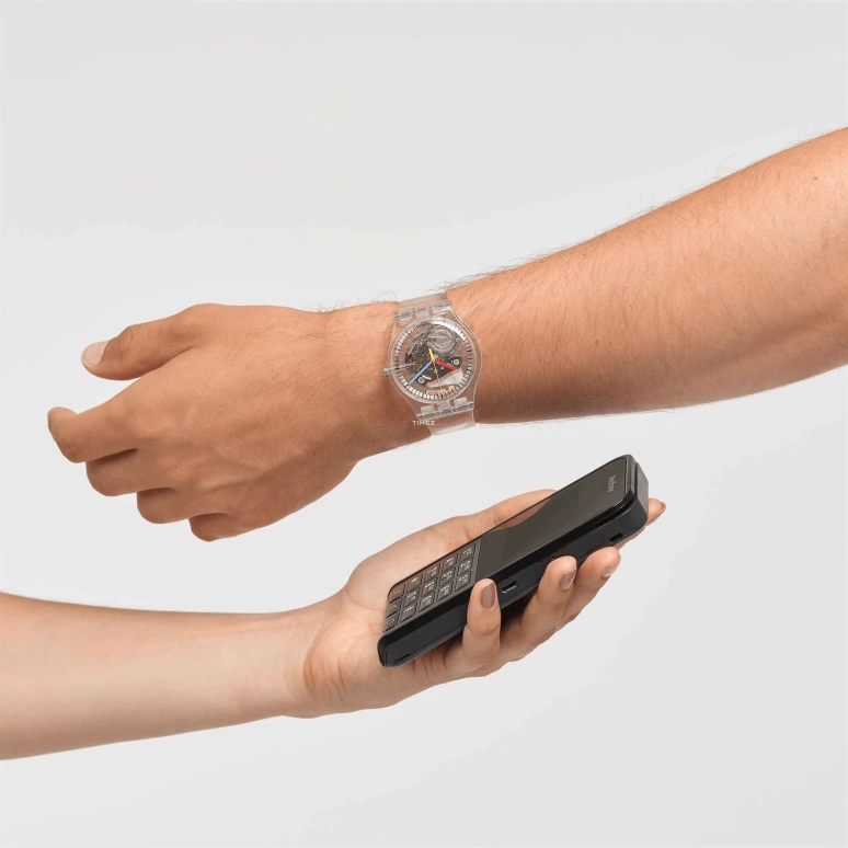 斯沃琪,原创 41毫米,41毫米,生物基,透明,银色,石英,圆形,透明,SO29K115,SO29K115-6000