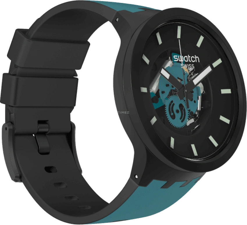 Swatch,THE BOLD 47mm,47mm,Black,SB03B107