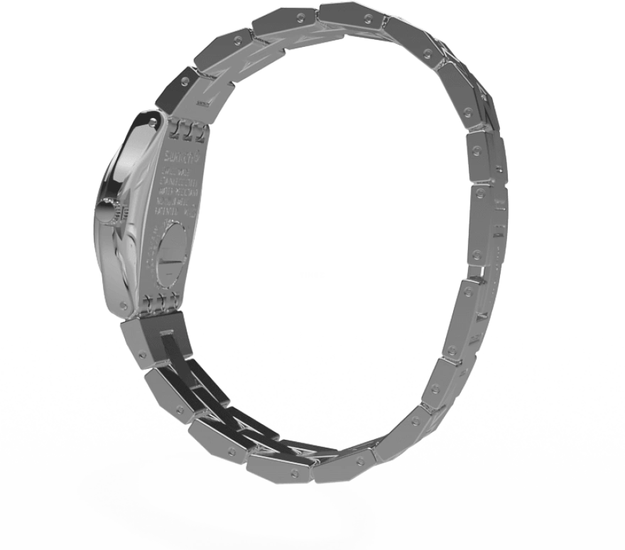 Swatch,IRONY 25mm,25mm,Stainless Steel,Silver,YSS300G