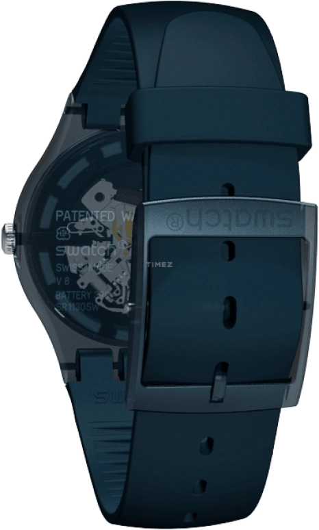 Swatch,CLASSIC 41mm,41mm,Plastic,Blue,SUON700