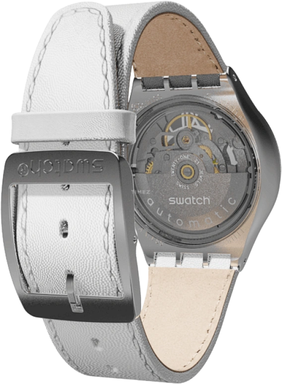 Swatch,IRONY 37.40mm,37.40mm,Stainless Steel,Silver,YAS109