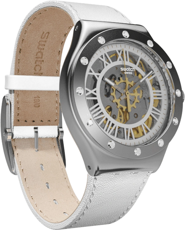 Swatch,IRONY 37.40mm,37.40mm,Stainless Steel,Silver,YAS109