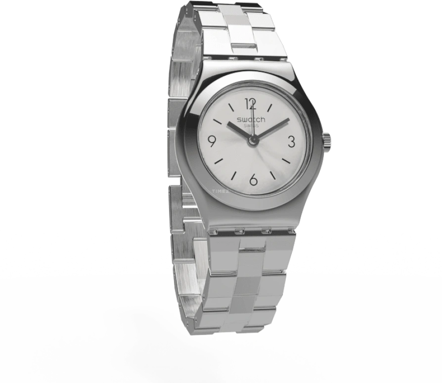 Swatch,IRONY 25mm,25mm,Stainless Steel,Silver,YSS300G