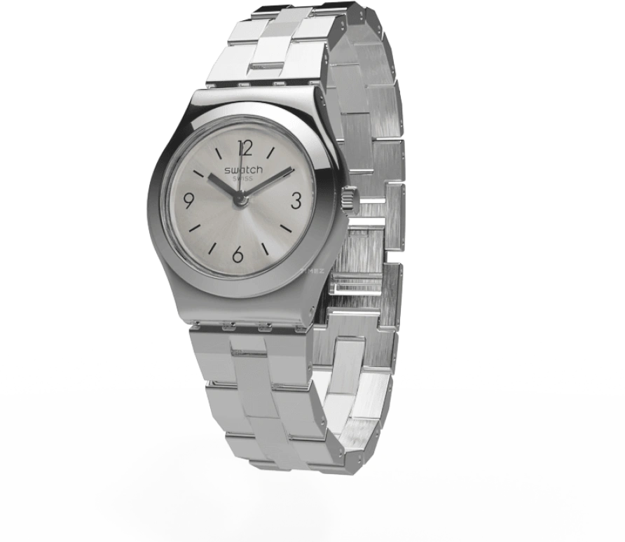 Swatch,IRONY 25mm,25mm,Stainless Steel,Silver,YSS300G