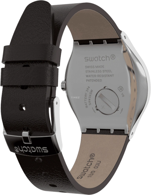 Swatch,IRONY 42.70mm,42.70mm,Stainless Steel,Silver White,YWS101