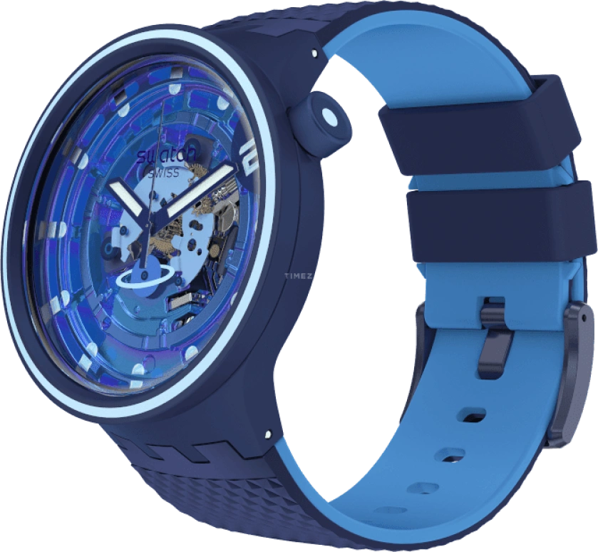 Swatch,Other 47mm,47mm,Sapphire,Crystal Glass,SB01N101