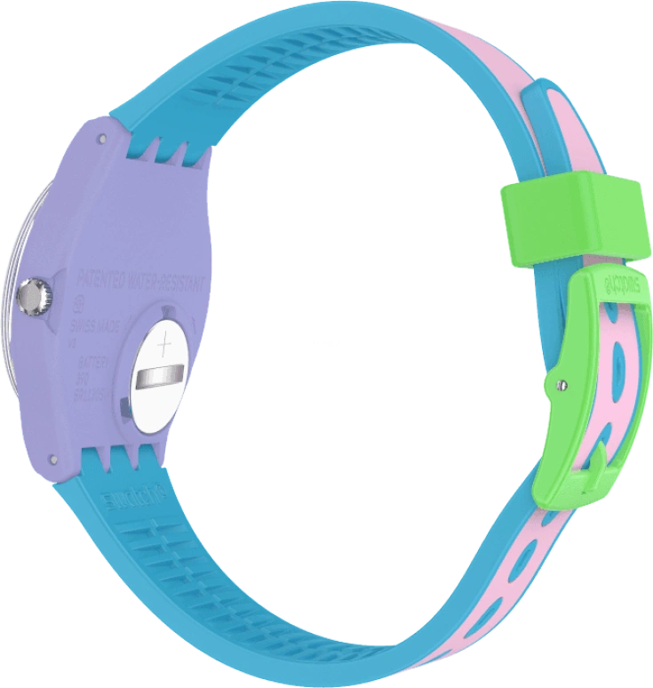 Swatch,Originals 34mm,34mm,Plastic,Yellow,Closed,GZ342