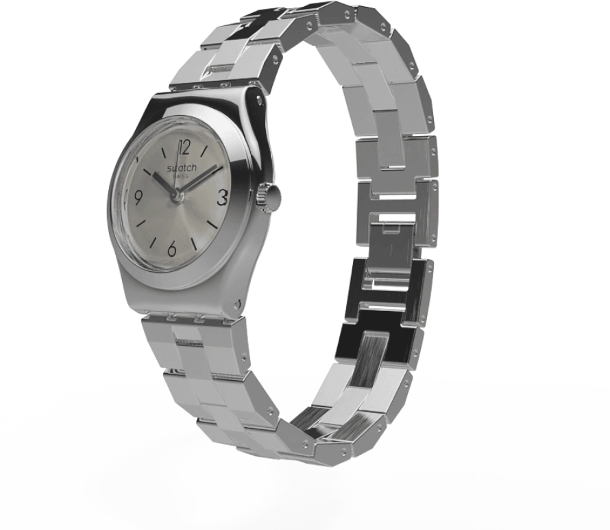 Swatch,IRONY 25mm,25mm,Stainless Steel,Silver,YSS300G