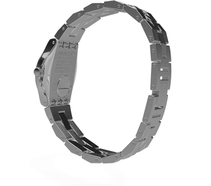 Swatch,IRONY 25mm,25mm,Stainless Steel,Silver,YSS300G