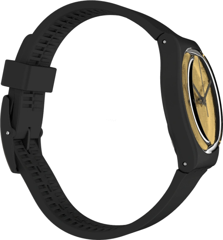 Swatch,Originals 34mm,34mm,Plastic,Gold,Sapphire,Crystal Glass,GB323