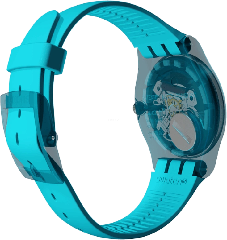 Swatch,Originals 41mm,41mm,Plastic,Blue,SUOL700